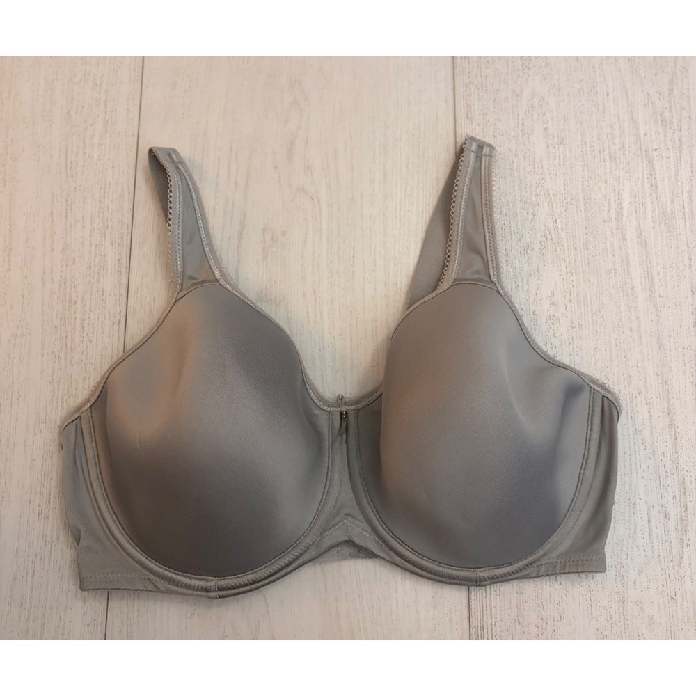 Wacoal 853192 Lined Basic Beauty Contour T-Shirt Bra Sz 38DD Gray